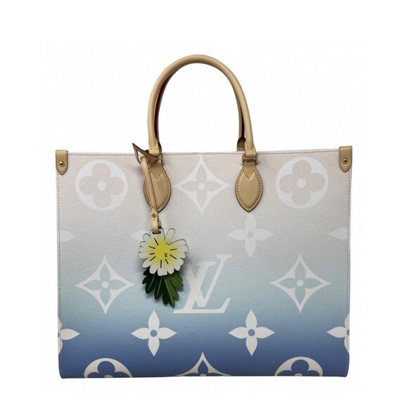 Louis Vuitton OnTheGo Tote By The Pool Monogram Giant GM Blue - Picture 1 of 12